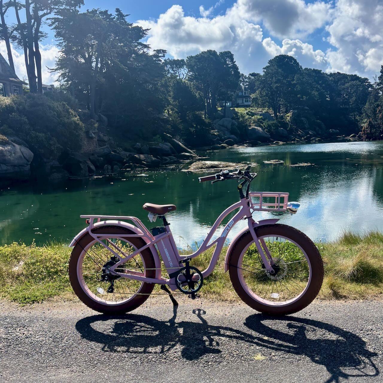 CRUISER® fat bike électrique rose Bretagne