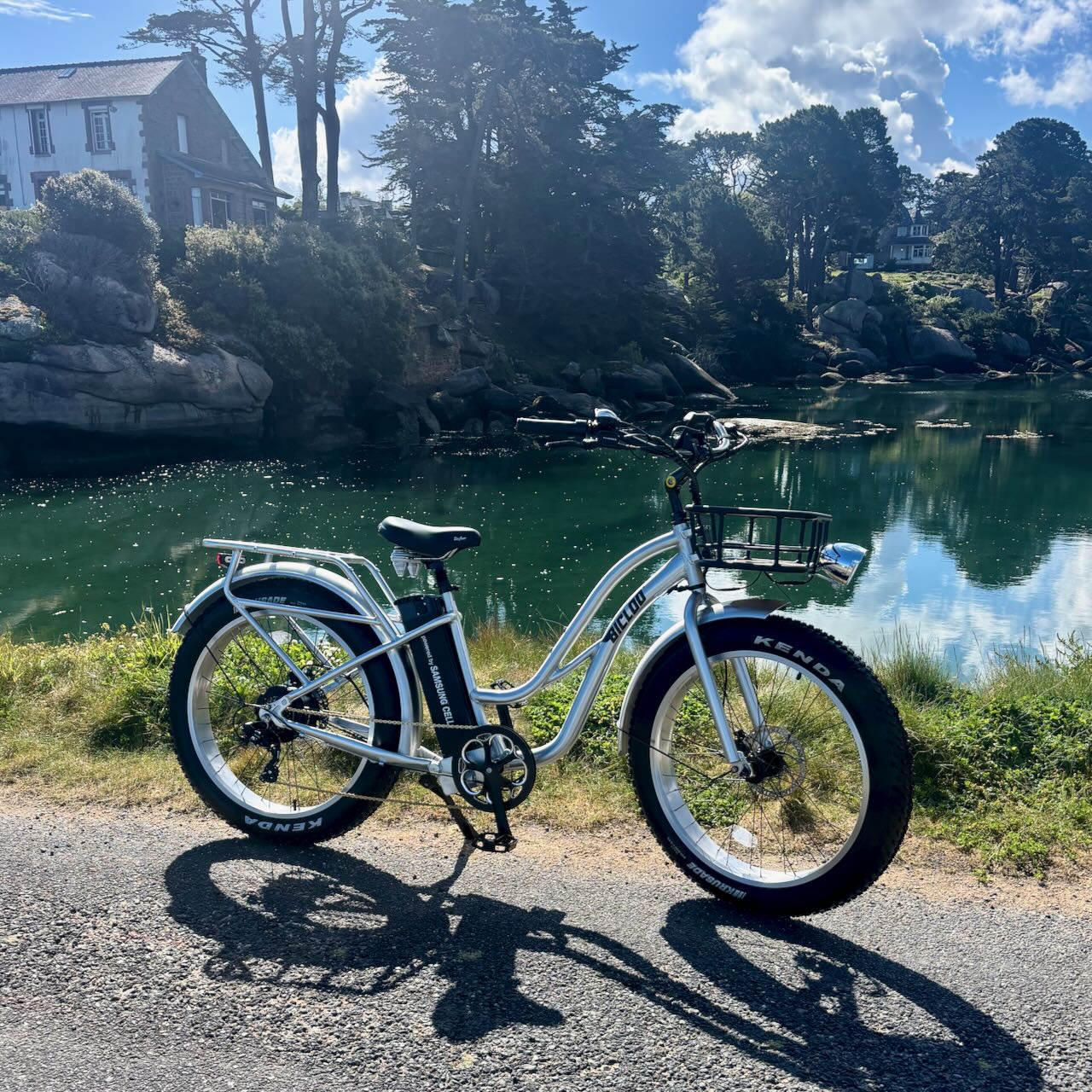 CRUISER® Alu Brossé — Fat bike électrique BOUBOU BICLOO® Ploumanac'h