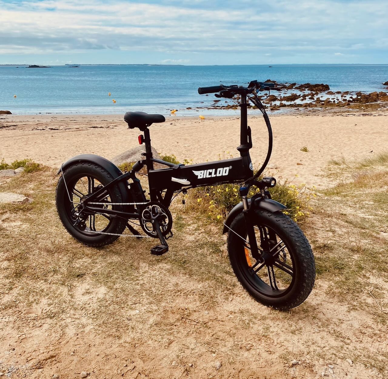 MATH® vélo électrique pliant tout suspendu